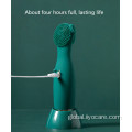 Colorful Face Brush Silicone Vibration And Mini Rotating Cleaner Deep Pore Supplier